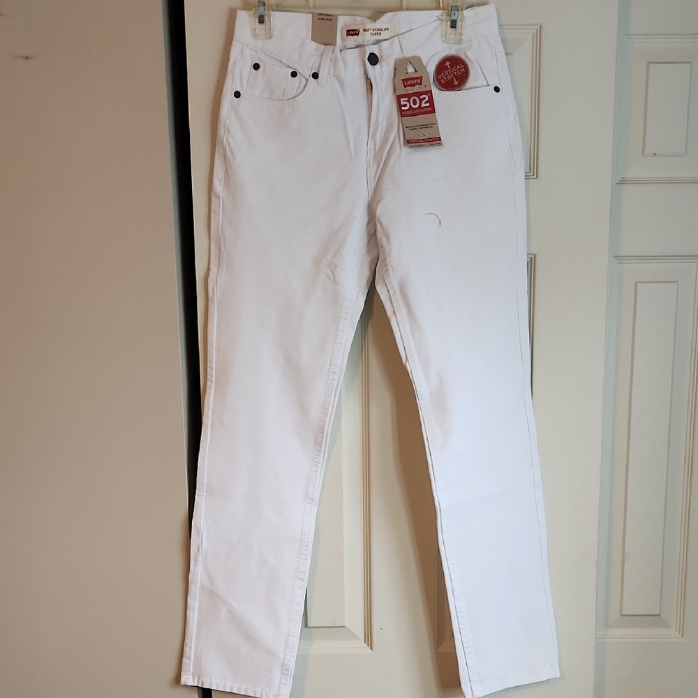 Levi's Men's Slim Straight White Jeans